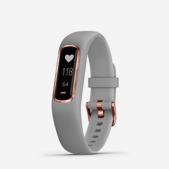New in Box Garmin Vivosmart 4 in Gray and Gold, Size S-M - Picture 1 of 6